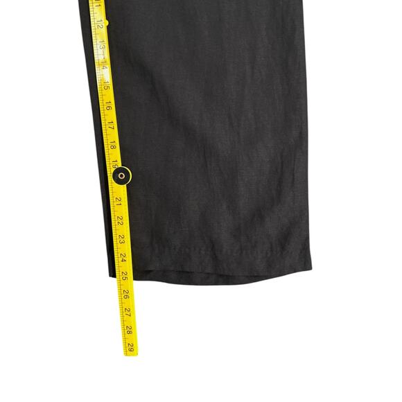 H&M Black Elastic Waistband Loose Fit Wide Leg Style Pants Size US XS - Picture 7 of 7